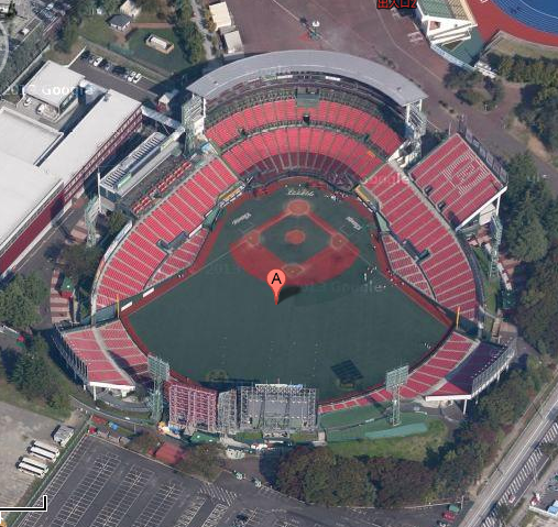 楽天球場模型クリネックススタジアム宮城2013 レア】楽天イーグルス クリネックススタジアム宮城 2013
