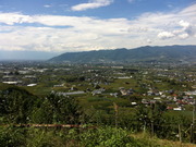 甲州盆地一望