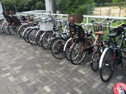 万博記念競技場の指定駐輪場-2
