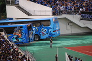 選手バス