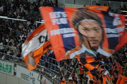 大宮塚本選手の旗