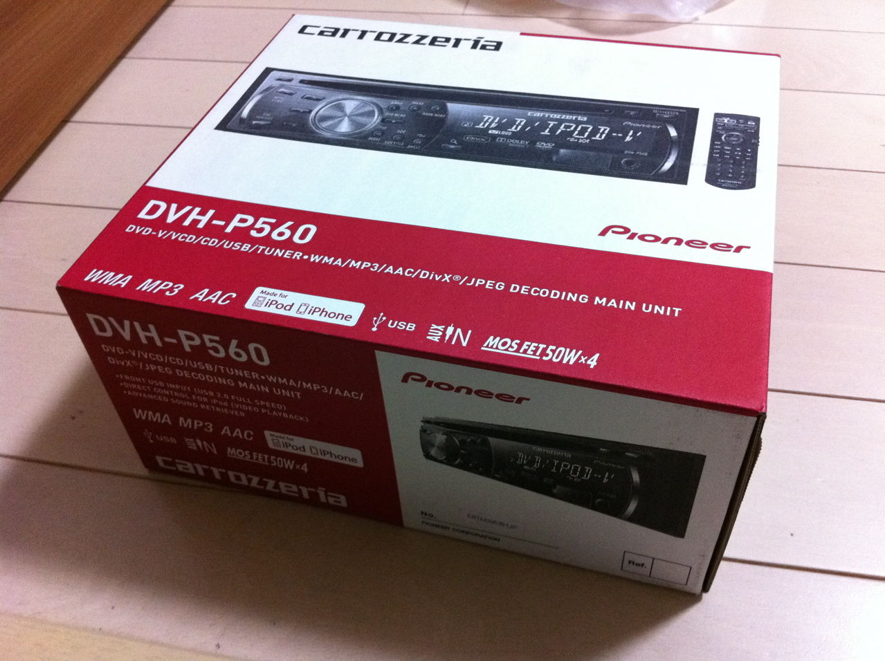 パイオニアDVH-P560箱