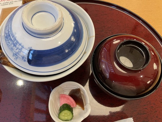 hi-unadon set - senri unagi kyoto