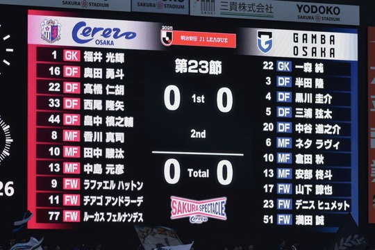 Cerezo vs Gamba Member