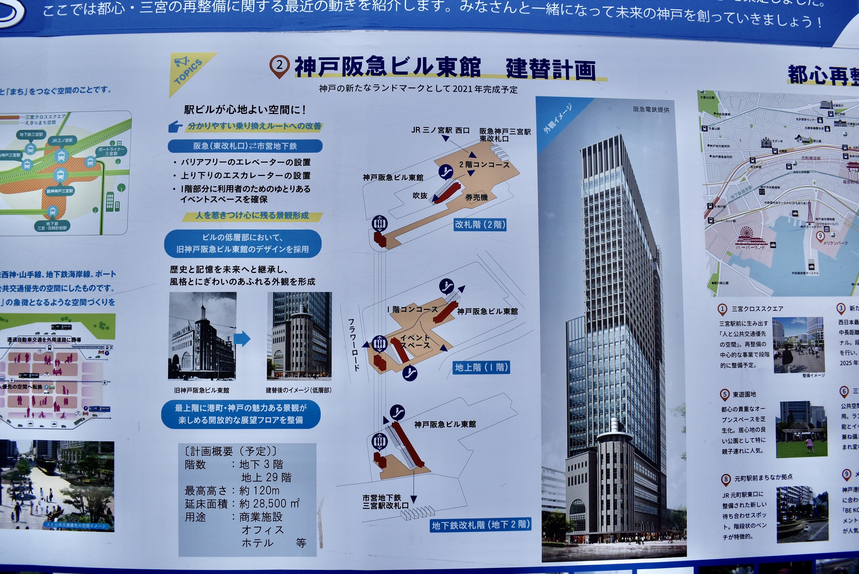 1114神戸阪急ビル東館 阪急神戸三宮駅 建替計画進捗状況 Masaruのブログ