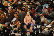 十両高見盛は意気揚々