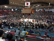 向正面から