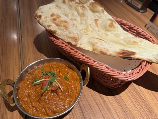 egg keema masara and nan - diwari kyoto