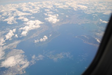 広島上空