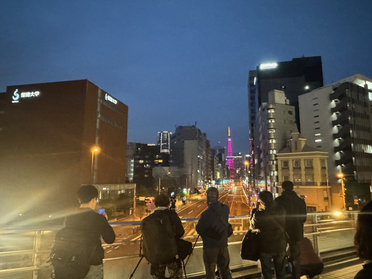 Fudanotsuji overpass - Tokyotower Lightup View