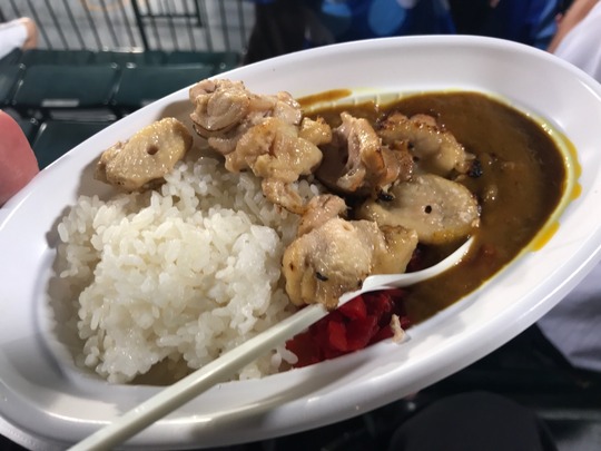 ジャンボ焼鳥+甲子園カレー@阪神甲子園球場