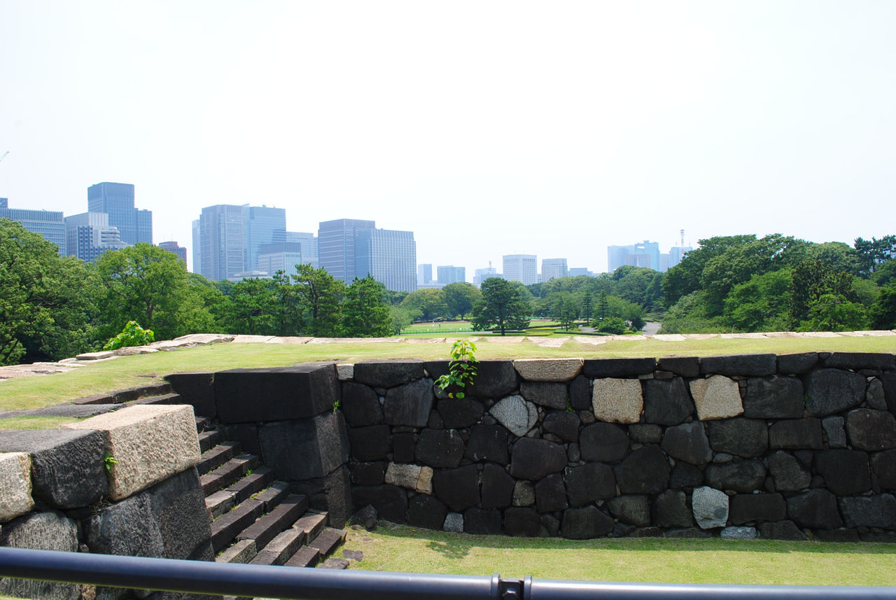 江戸城天守台から