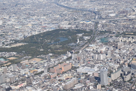 花博記念公園鶴見緑地から第二京阪道路の門真ジャンクション