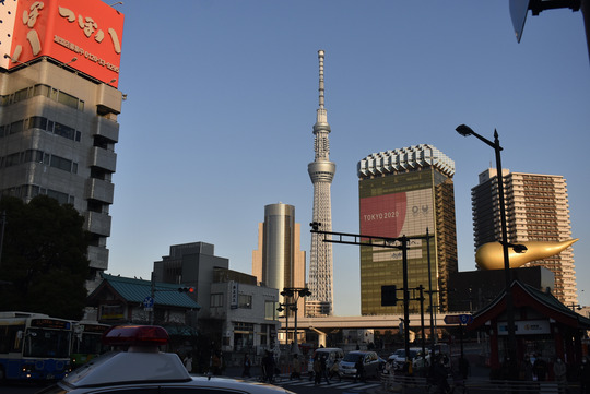 Tokyo Sky Tree & Asahi Beer Headquarters building