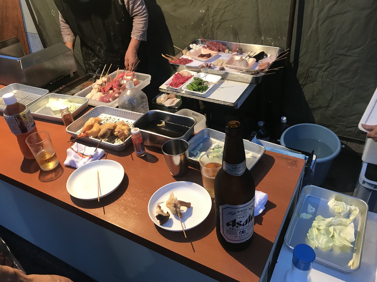 串かつ どて焼屋台 武田 大阪 平野郷 串カツ 大阪グルメ 屋台 平野郷 地車 Masaruのブログ