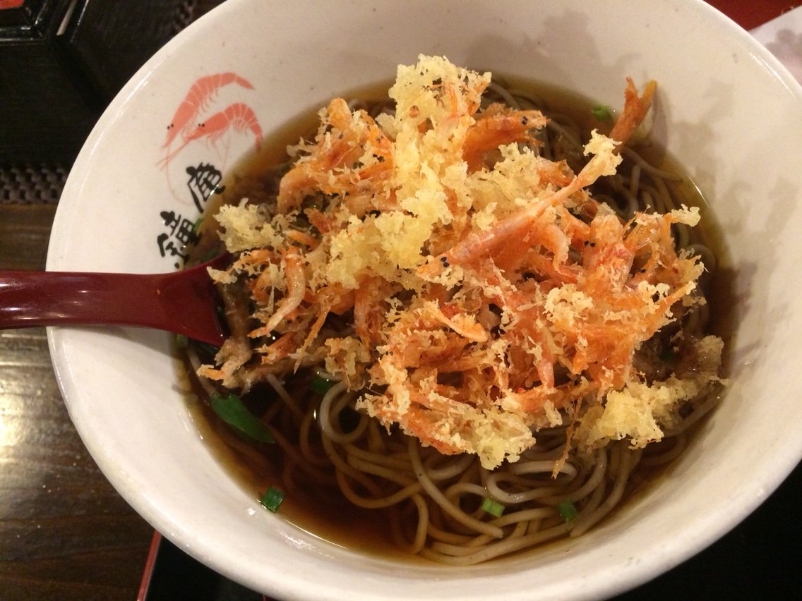 静岡グルメ 鐘庵の 桜海老かき揚げそば と しらす丼 静岡グルメ Masaruのブログ