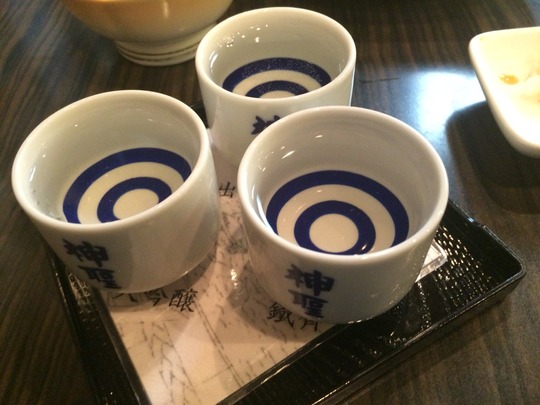 「神聖」飲み比べセット@鳥せい天満橋店