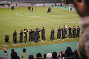 試合後