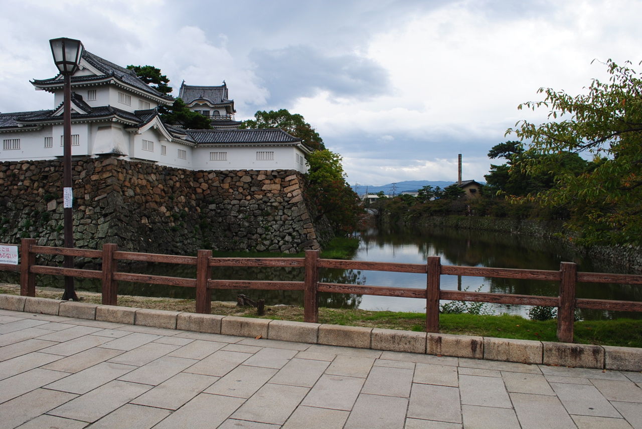 岸和田城の堀