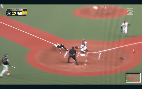 Buffaloes vs Hawks from DAZN 2022-09-19 21.02.36