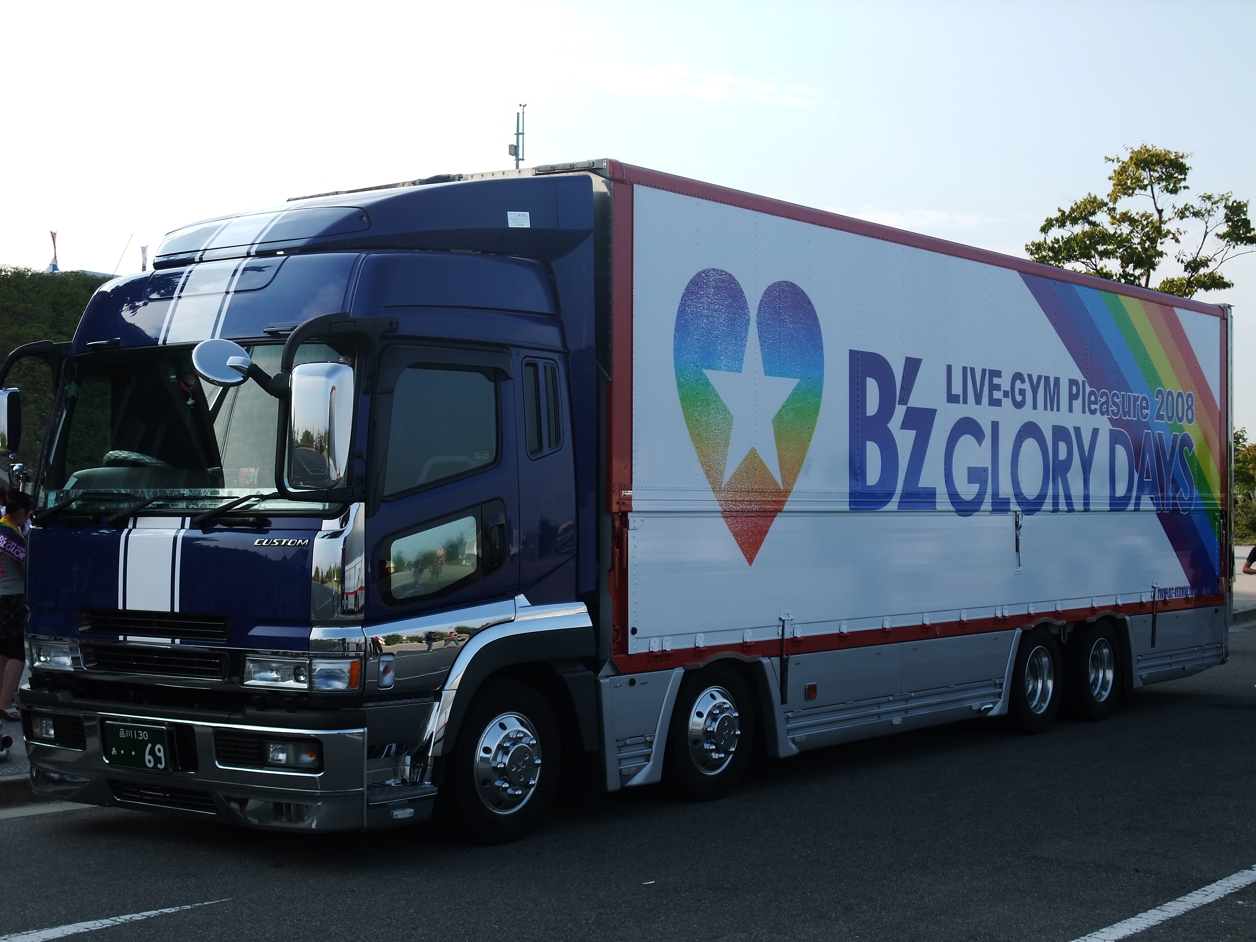 B'z LIVE-GYM Pleasure 2008 -GLORY DAYS-」ツアートラック ver.1 in 