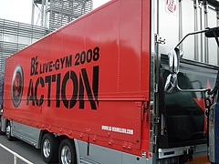 「B'z LIVE-GYM 2008 "ACTION"」 ツアートラック1 in 長野 ビッグハット