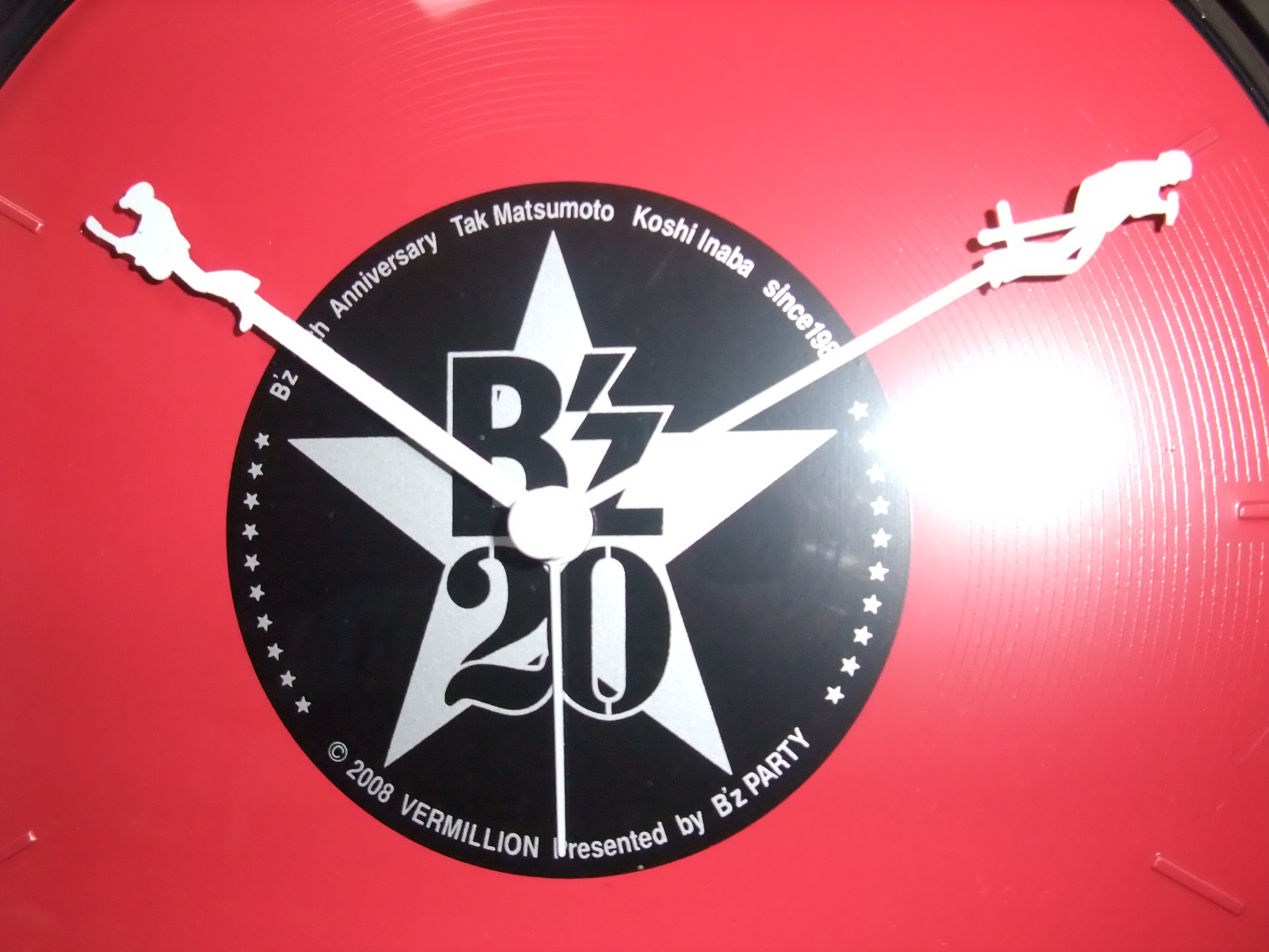 B'z 20周年記念 目覚まし時計