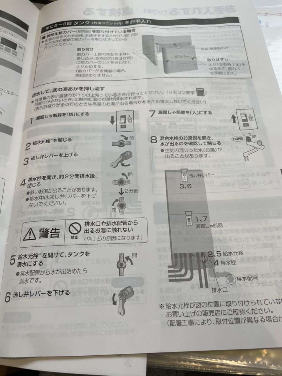 エコキュートのメンテナンス C3z エコキュートのメンテナンス C3z