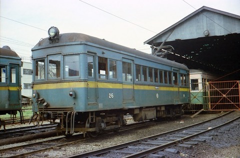 NT0001 日方車庫 モハ26