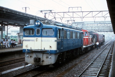 WK031 840900 　和歌山駅　牽引試験（ED60）