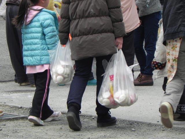 海遊び山遊び 餅まき
