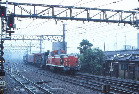 WK032 840900 　和歌山駅　牽引試験（DE10）