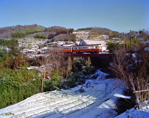 NT0827 840300 紀伊野上~動木 モハ25+モハ24 2連