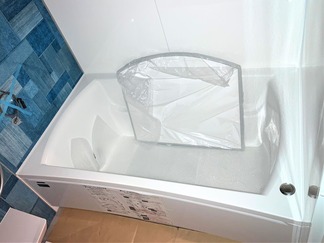 システムバスを設置した画像