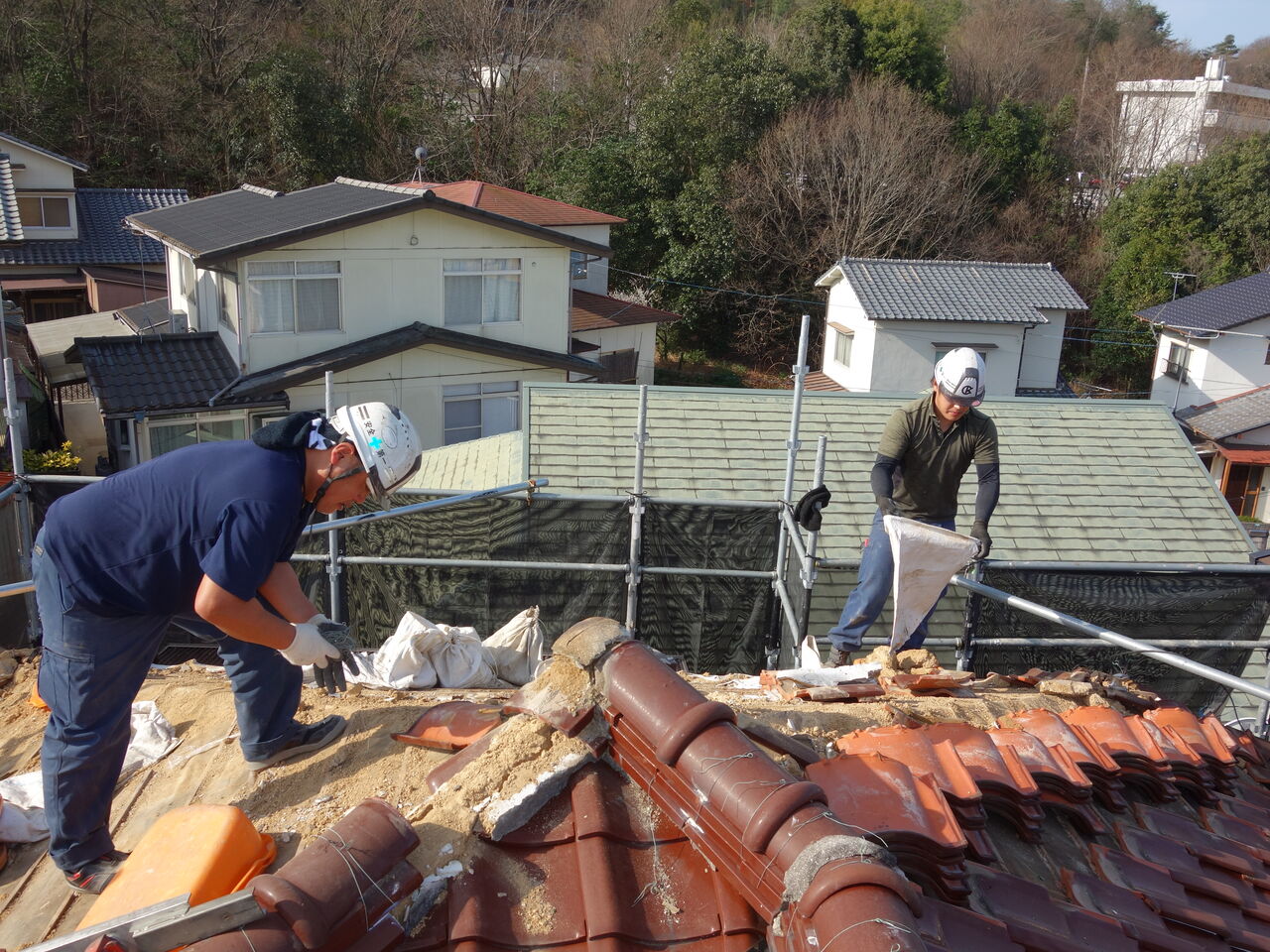 呉市焼山 Y様邸 屋根改修工事 リフォーム施工ブログ 呉市 スマイ リフォーム