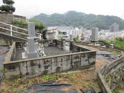 お墓廻りリフォーム前の画像