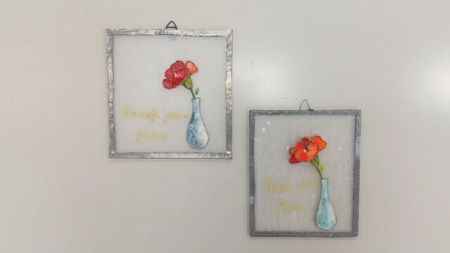 近鉄文化サロン阿倍野でステンドフラワー講座が受けられます 大阪市天王寺区にある花の教室 ヘリクリサム