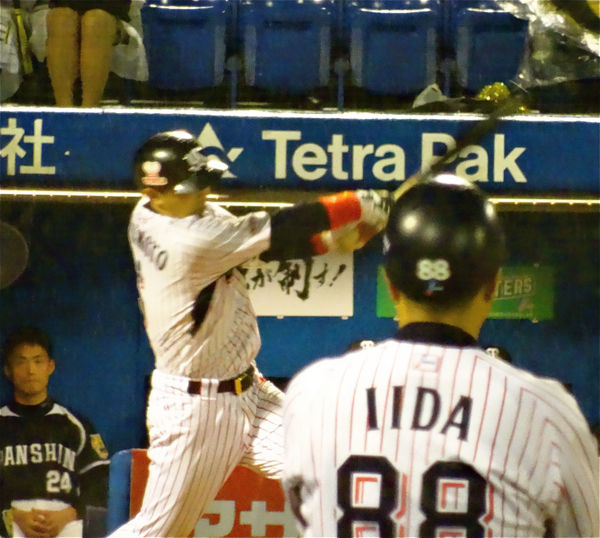 宮本慎也引退試合(2) 試合中 10/4 : 今日の一枚 しばたのブログ