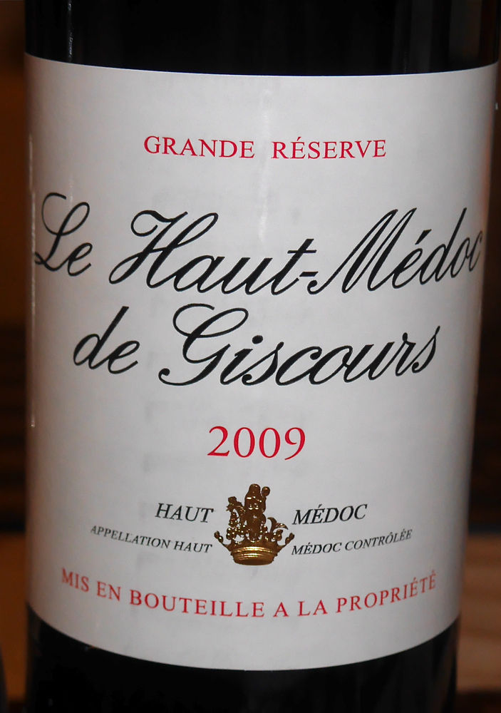 Le Haut Medoc De Giscours 09 今日の一枚 しばたのブログ