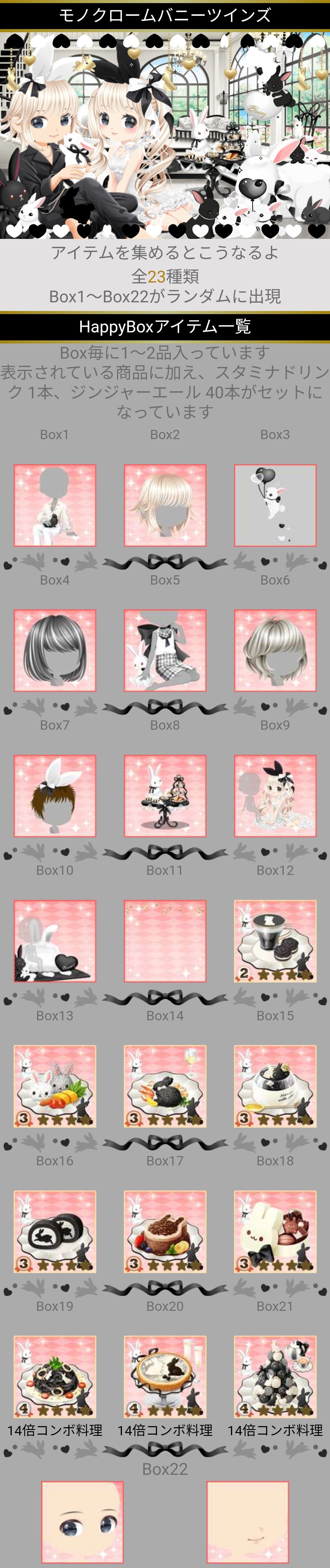 HappyBox〉Monochrome Bunny Twins ～双子のしろくろうさぎ～ : ぼく