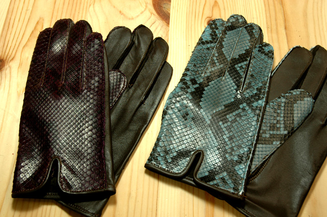 5351 パイソンレザーグローブ 5351 パイソンレザーグローブ