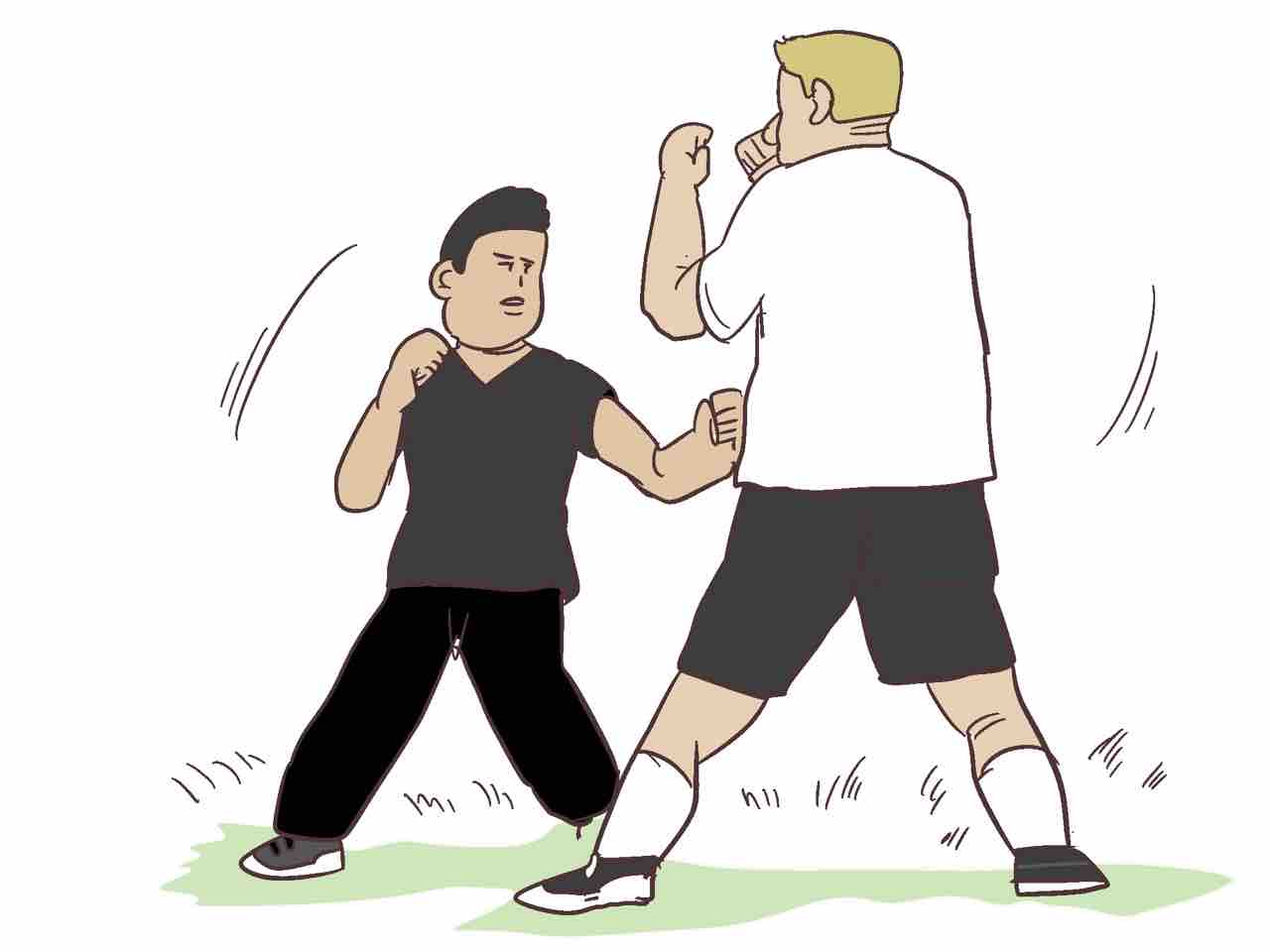 アメリカで殴り合いの喧嘩 ロサンゼルス生活漫画日記 アメリカで殴り合いの喧嘩 ロサンゼルス生活漫画日記