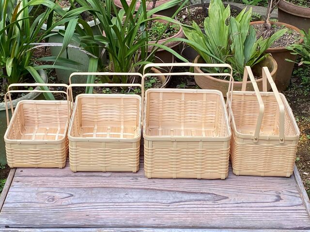 新作 晒竹ピクニックバスケット 白竹 藤倉商店三代目の店長日記