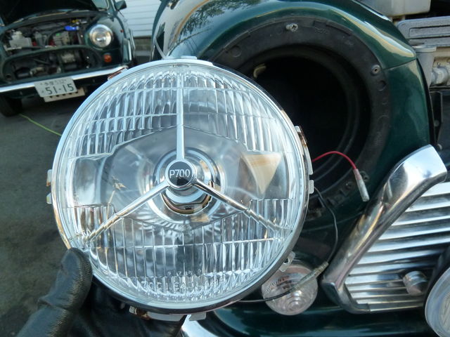ローバーミニ P700ヘッドライト2個セット ローバーミニ用に買った