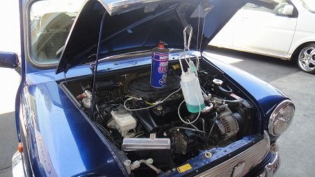 5 16 Recsで燃焼室洗浄 サブフレーム溶接 来店 車検 など スタッフブログ ローバーミニ専門店キャメルオート