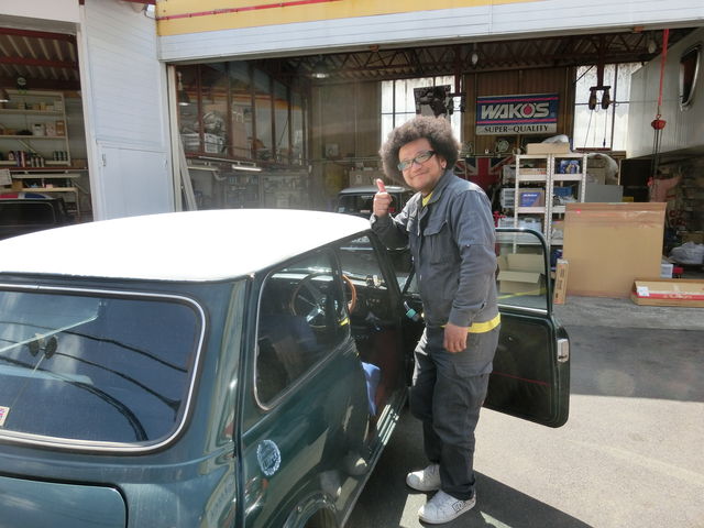 Kt様 雪山修行の合間に車検です スタッフブログ ローバーミニ専門店キャメルオート