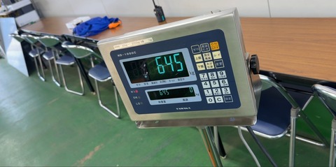 ワークスAT車重645㎏