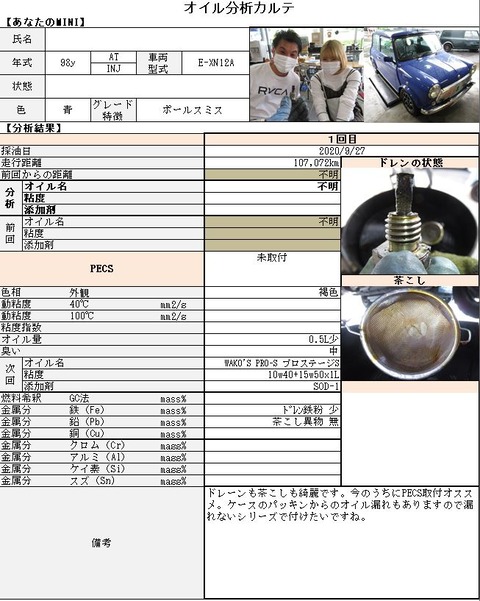 オイルカルテ
