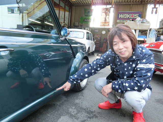 Okn様 両ドアの錆が気になって鈑金修理です スタッフブログ ローバーミニ専門店キャメルオート