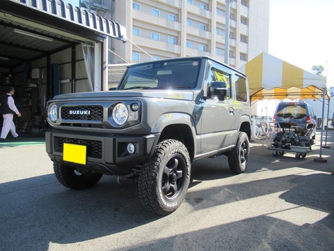 KBYS様JB64 9mmワイドフェンダー取り付けでお預かり KBYS様JB64 9mmワイドフェンダー取り付けでお預かり